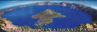 Impact Photographics Magnet 68461 Panoramic View of Crater Lake